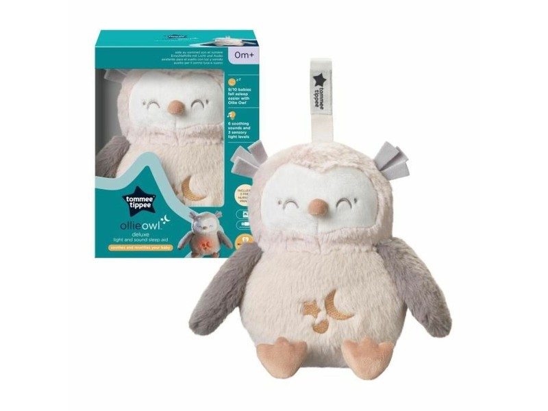 Мека играчка със звук Tommee Tippee Ollie the Owl Бухал NaN –  BB Помощ за сън