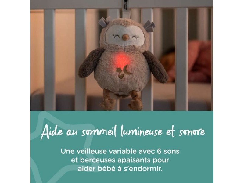 Мека играчка със звук Tommee Tippee Ollie the Owl Бухал NaN –  BB Помощ за сън