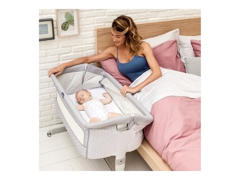 Легло за Бебе за Пътуване Chicco Next2Me Dream цвят тюркоаз NaN –  BB Креватчета за пътуване