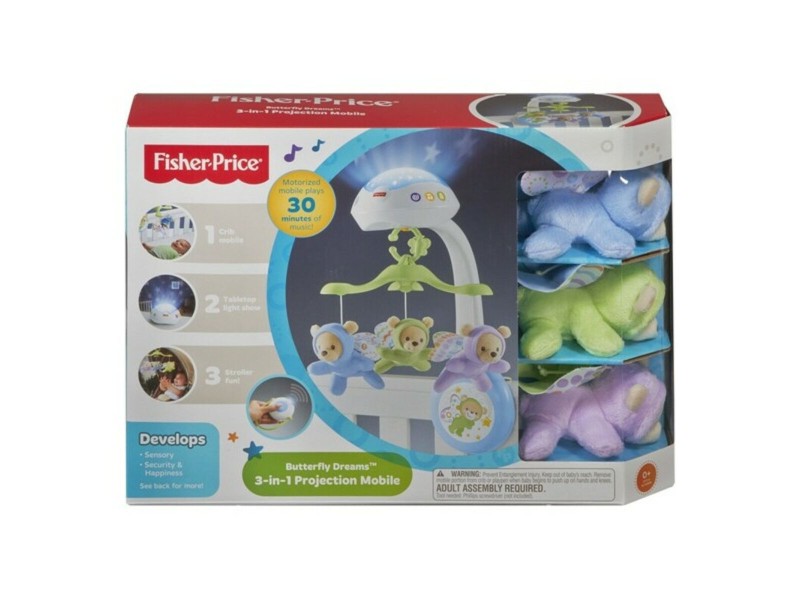 Мобилен Прожектор Fisher Price Бял Многоцветен Пластмаса NaN –  BB Мобилни телефони