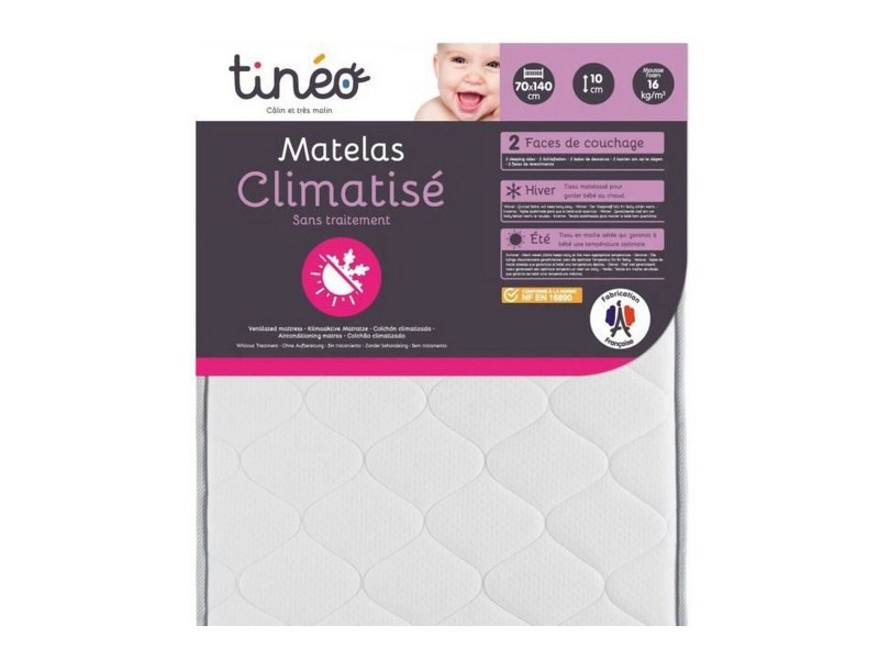 Матрак за детско легло Tineo Air-conditioned 60 x 120 x 10 cm NaN –  BB Матраци за креватчета