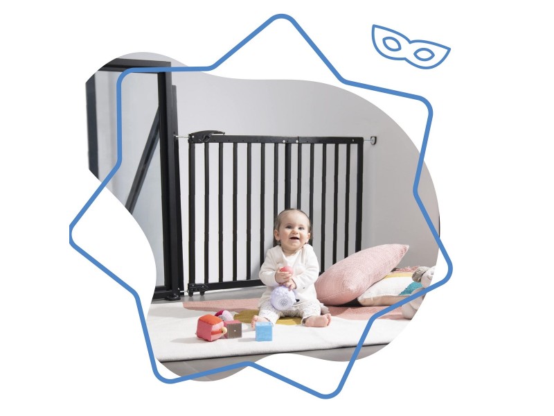 Защитна бариера Badabulle 106 cm NaN –  BB Бариери за врати и стълби