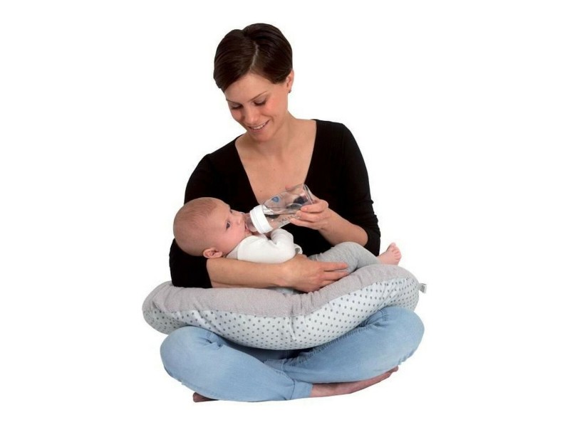 Breastfeeding Cushion Tineo Polka Dots Сив NaN –  BB Възглавнички за кърмене