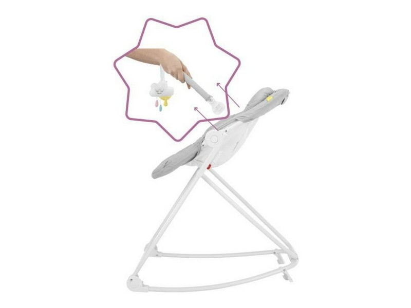 Бебешки Хамак Badabulle Compactup High Сив NaN –  BB Хамаци