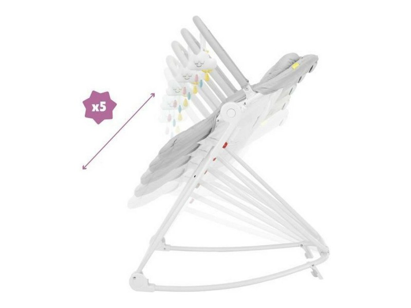Бебешки Хамак Badabulle Compactup High Сив NaN –  BB Хамаци