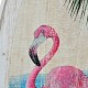 Декорация за стена DKD Home Decor Дървен Розово фламинго Тропически NaN –  BB Декоративни ивици