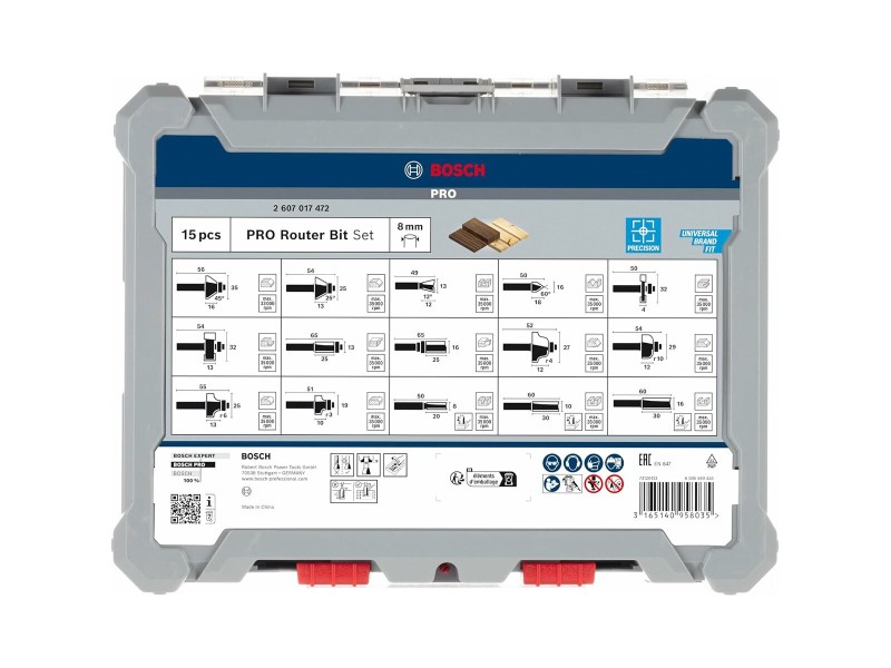 Комплект аксесоари BOSCH 2607017472 NaN –  BB Обла глава