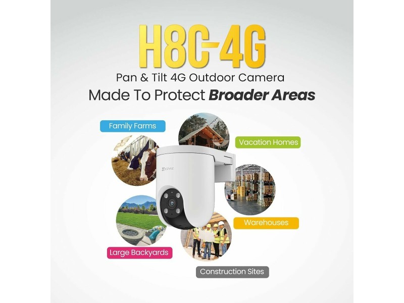 Видеокамера за наблюдение Ezviz H8C 4G NaN –  BB Куполни камери
