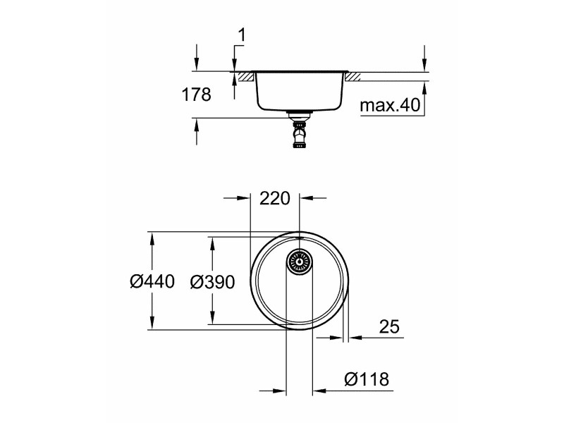Мивка с едно корито Grohe K200 Сив NaN от | techMAG.bg Мивка с едно корито Grohe K200 Сив NaN – BB Мивки с единична купа