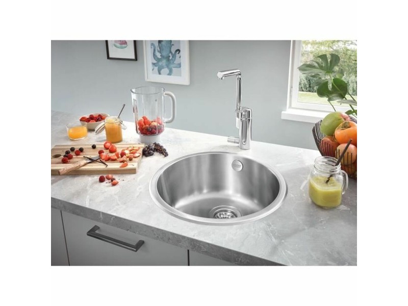 Мивка с едно корито Grohe K200 Сив NaN от | techMAG.bg Мивка с едно корито Grohe K200 Сив NaN – BB Мивки с единична купа