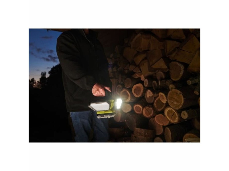 LED spotlight Ryobi 360° 500 lm Зелен Сив NaN –  BB Фенерчета за работни зони