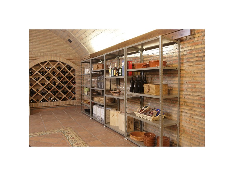 Лавица Simon Rack Comfort Plus 5/500 200 x 100 x 50 cm Естествен Метал 5 Рафтове 100 kg NaN –  BB Многофункционални стелажи