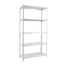 Лавица Simon Rack Comfort Plus 5/400 Бял 200 x 100 x 40 cm Метал 5 Рафтове 100 kg