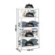 Лавица Simon Rack Comfort Plus 5/400 Бял 200 x 100 x 40 cm Метал 5 Рафтове 100 kg NaN –  BB Многофункционални стелажи