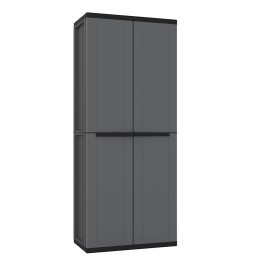 Шкаф Terry j-base 268 Тъмно сив полипропилен 68 x 37,5 x 163,5 cm