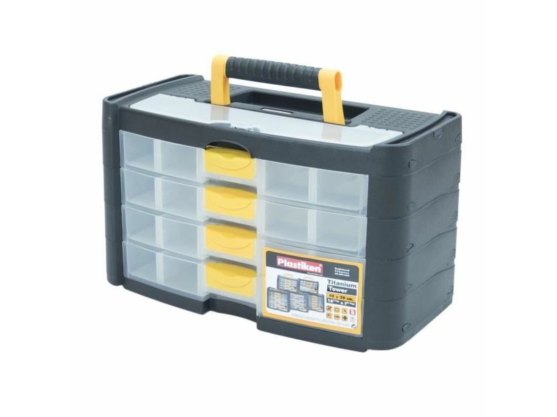 Кутия за Инструменти Plastiken Titanium 90004 Пластмаса 40 x 20 x 24 cm NaN –  BB Кутии и куфарчета