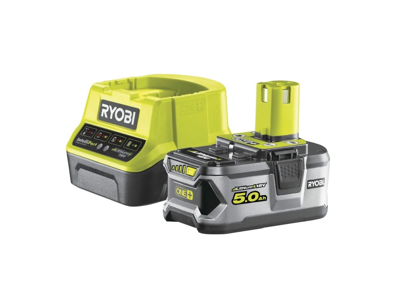 Комплект зарядно и акумулаторни батерии Ryobi 5133003366 5 Ah 18 V NaN –  BB Батерии