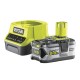 Комплект зарядно и акумулаторни батерии Ryobi 5133003366 5 Ah 18 V NaN –  BB Батерии
