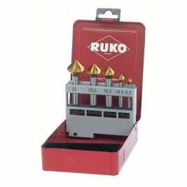Комплект за зенковане (Зенкове) RUKO 102154A 25 mm DIN 335 Бързорежеща стомана (HSS) 5 Части