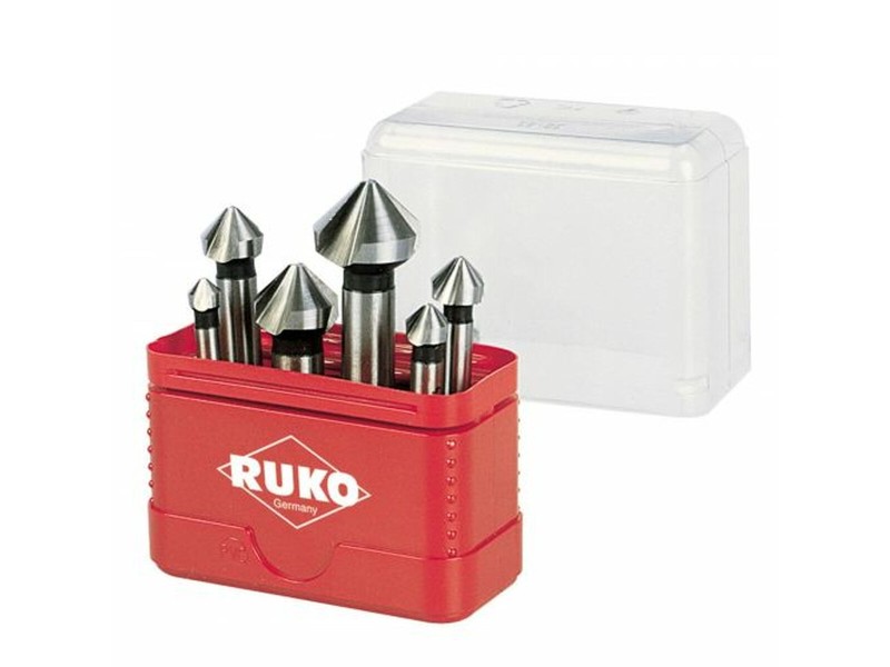 Комплект за зенковане (Зенкове) RUKO DIN 335 6 Части NaN –  BB Зенкери