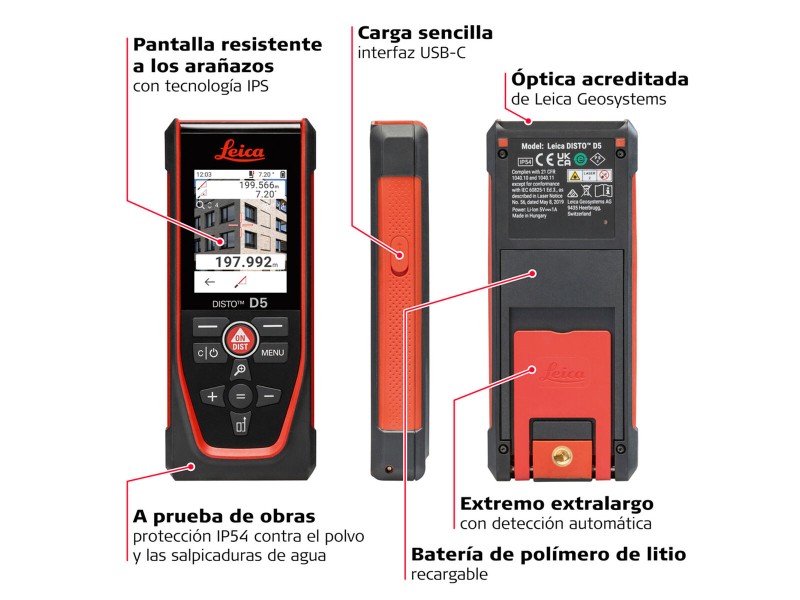 Далекомер Leica Geosystems DISTO D5 200 m NaN –  BB Лазерни далекомери