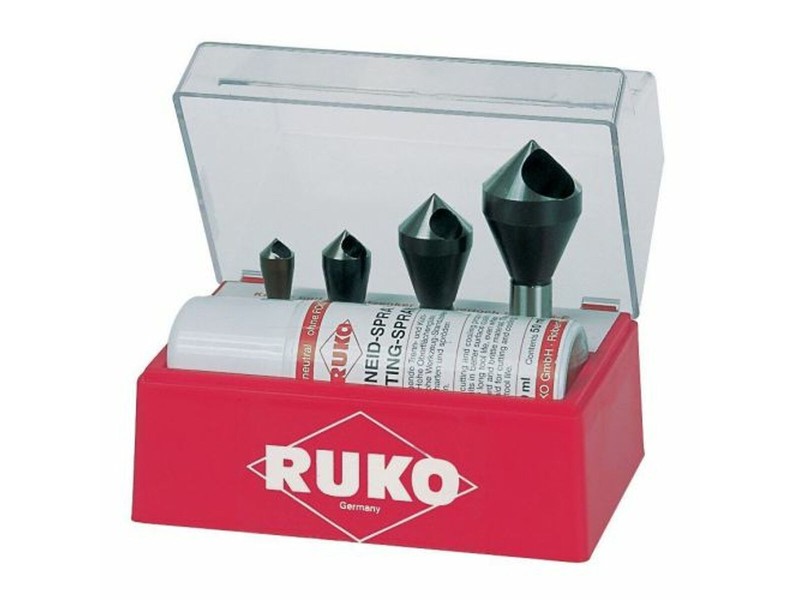 Комплект за зенковане (Зенкове) RUKO 102310E Бързорежеща стомана (HSS) 4 Части NaN –  BB Зенкери