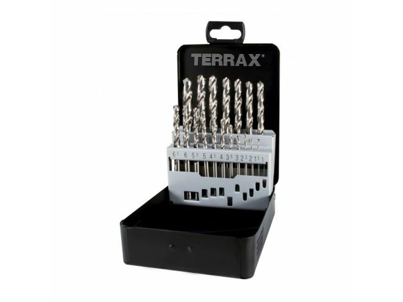 Бормашина TERRAX опаковка DIN 338 25 Части (25 броя) NaN –  BB Комплекти свредла