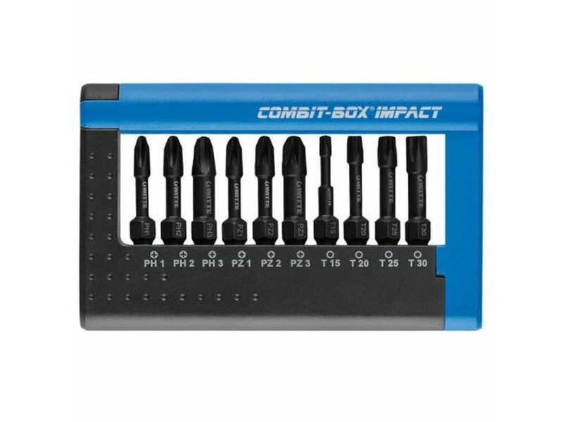 Съвет набор WITTE COMBIT-BOX PH1 PH2 PZ1 PZ2 TX PH3 PZ3 10 Части (10 броя) NaN –  BB Комплекти накрайници