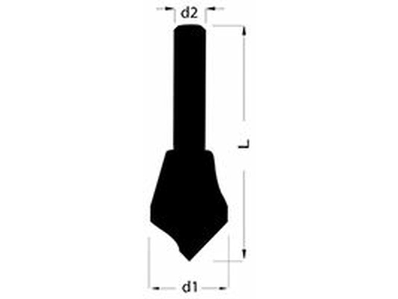 Потапящо-разграфващо средство (Потапящи средства) RUKO 127 mm Бързорежеща стомана (HSS) NaN –  BB Зенкери