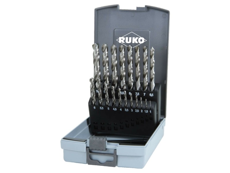 Бормашина RUKO 9 mm 13 mm 10 mm 6 mm 3 mm 7 mm 12 mm 5 mm 4 mm 2 mm 8 mm 1,5 mm 2,5 mm 3,5 mm 4,5 mm 5,5 mm 1 mm 11 mm 8,5 mm 6, NaN –  BB Комплекти свредла