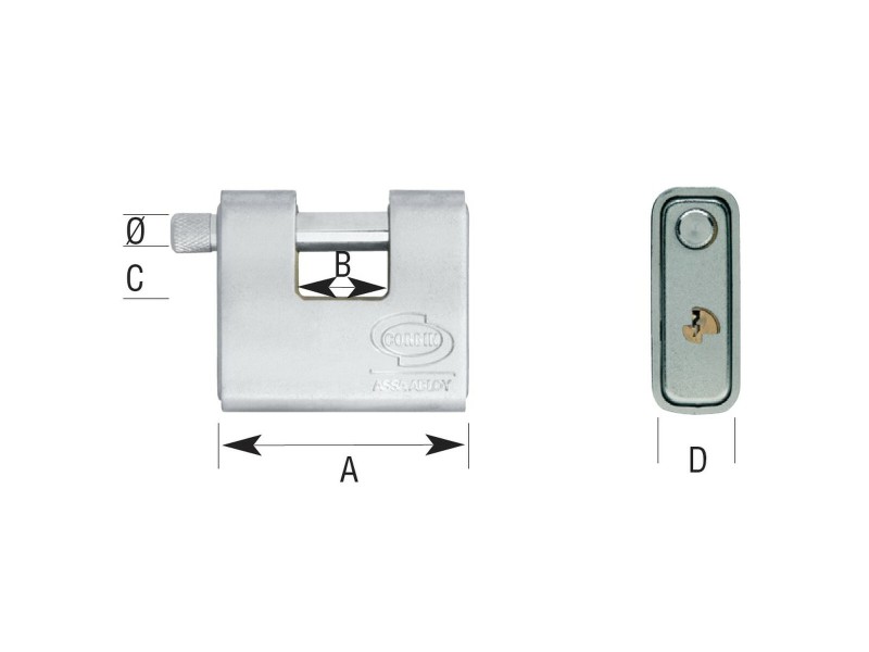 Ключалка CORBIN Квадратен Месинг Стомана Брониран NaN –  BB Катинари с ключове