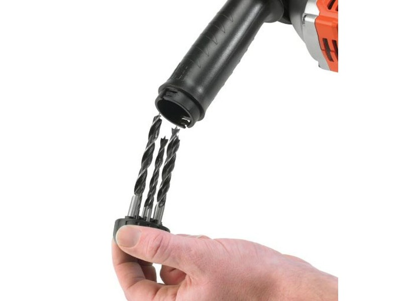 Комплект свредла и аксесоари Black & Decker KR1102K-QS 1100 W 230 V 74 NM NaN –  BB Ударна бормашина