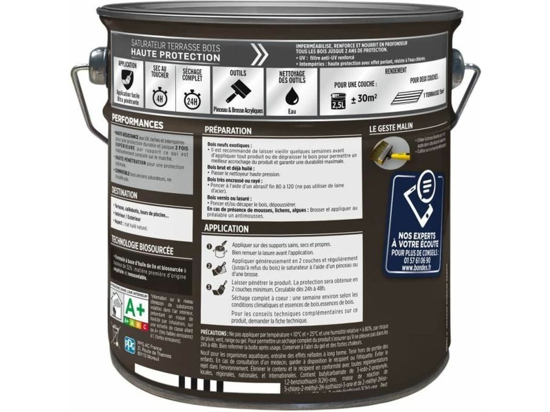 Лак Bondex Тик матов 2,5 L NaN –  BB Лакове