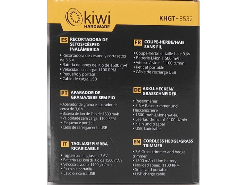 Тример за жив плет Kiwi 7,2 V NaN –  BB Тример за жив плет
