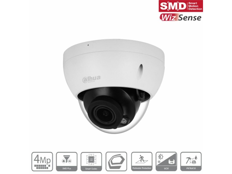 Видеокамера за наблюдение Dahua DH-IPC-HDBW2441RP-ZS-27135 NaN –  BB Куполни камери