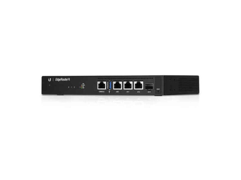Рутер UBIQUITI EdgeRouter 4 1000 Mbps Черен NaN –  BB Камери шпиони