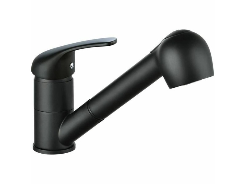 Kitchen Tap Rousseau ARES Черен Матов завършек NaN –  BB Кранове за мивка