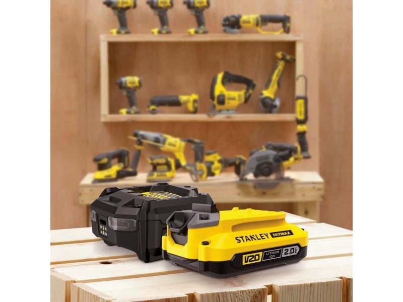 Презареждаща се литиева батерия Stanley SFMCB10D1-QW 2 Ah NaN –  BB Батерии
