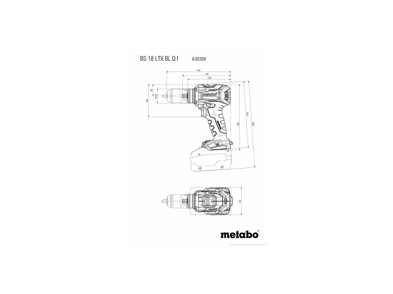Електрическа отвертка Metabo BS 18 LTX BL QI NaN –  BB Отвертки