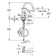 Смесител Grohe 30549000 Метал NaN –  BB Кранове за мивка