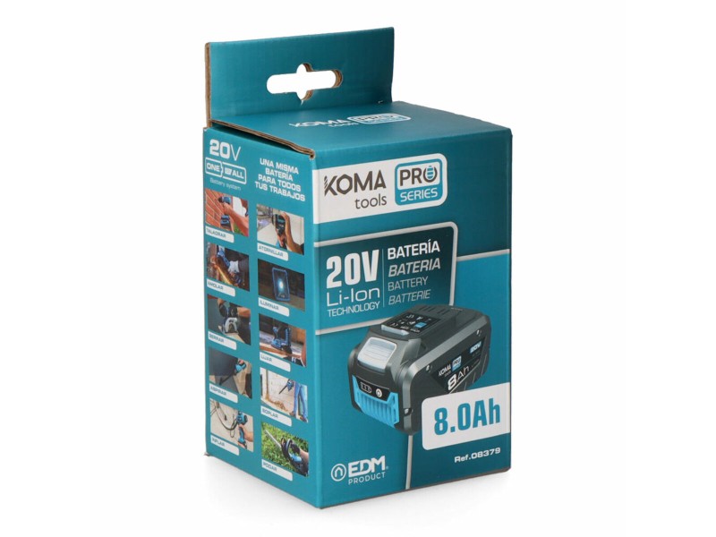Презареждаща се литиева батерия Koma Tools 8 Ah 20 V NaN –  BB Батерии