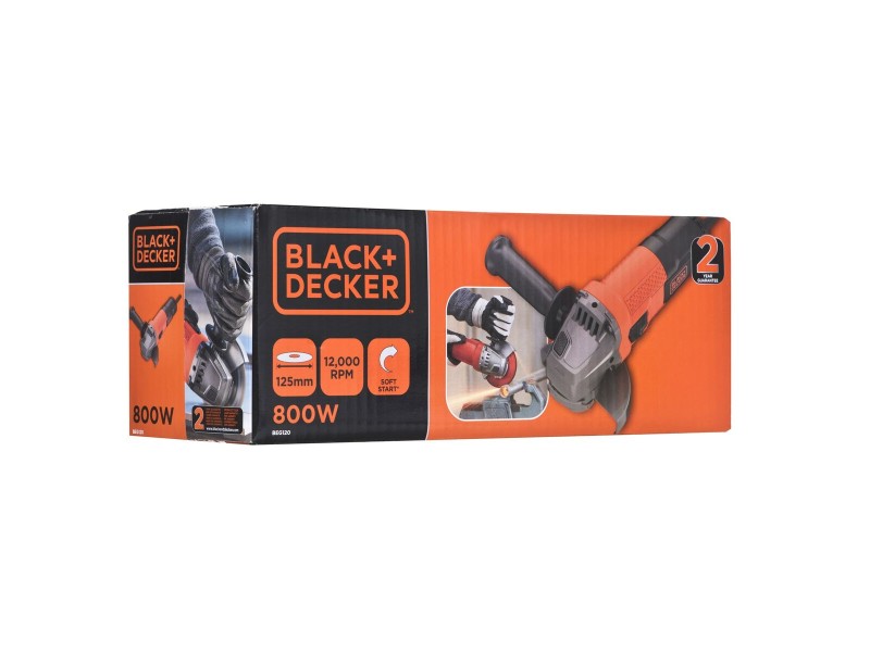 Ъглошлайф Black & Decker BEG120-QS 125 mm 750 W NaN –  BB Ъглошлайфи