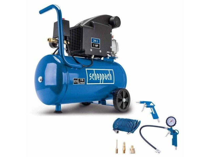 Въздушен Компресор Scheppach HC24-8S-A 750 W NaN –  BB Въздушни компресори