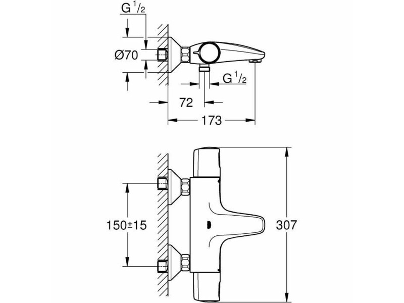 Смесител Grohe Метал Месинг NaN –  BB Кранове за мивки