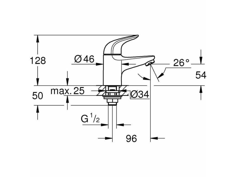 Смесител Grohe Метал Месинг NaN –  BB Кранове за мивки