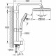 Душ Колона Grohe Vitalio Comfort 250 Пластмаса NaN от | techMAG.bg Душ Колона Grohe Vitalio Comfort 250 Пластмаса NaN – BB Кран комплекти за вани и душове