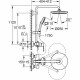 Душ Колона Grohe Vitalio Comfort 250 NaN –  BB Кран комплекти за вани и душове