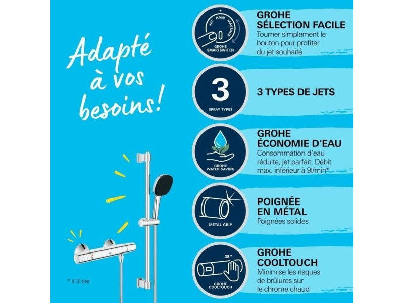 Душ Колона Grohe Precision Trend NaN –  BB Кран комплекти за вани и душове