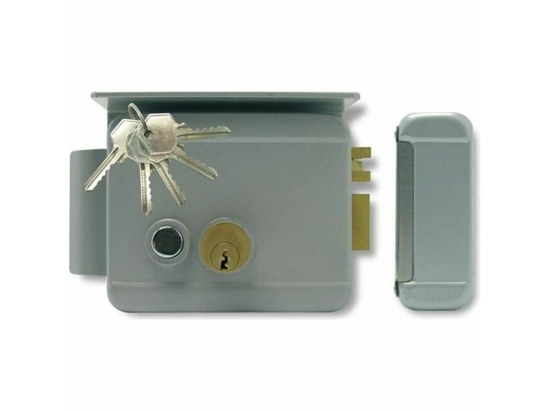 Ключалка Extel  WE 5001/2 BIS 23 x 14,9 x 12,1 cm Сив Стомана Квадратен Врати NaN –  BB Цилиндри