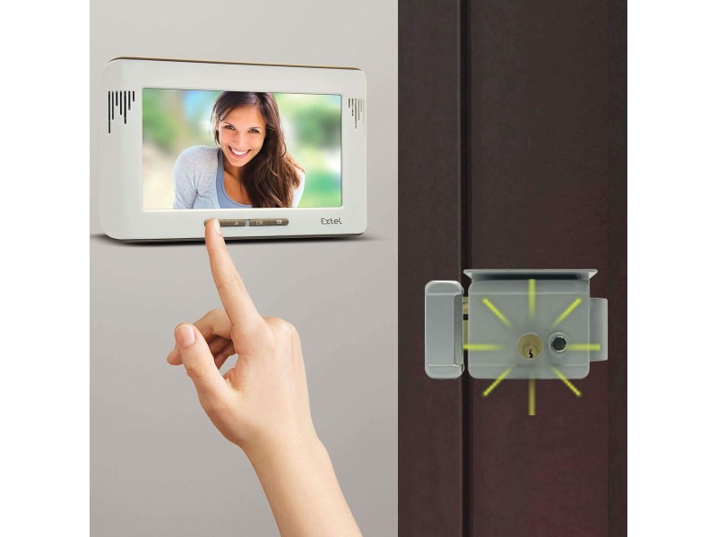 Ключалка Extel  WE 5001/2 BIS 23 x 14,9 x 12,1 cm Сив Стомана Квадратен Врати NaN –  BB Цилиндри